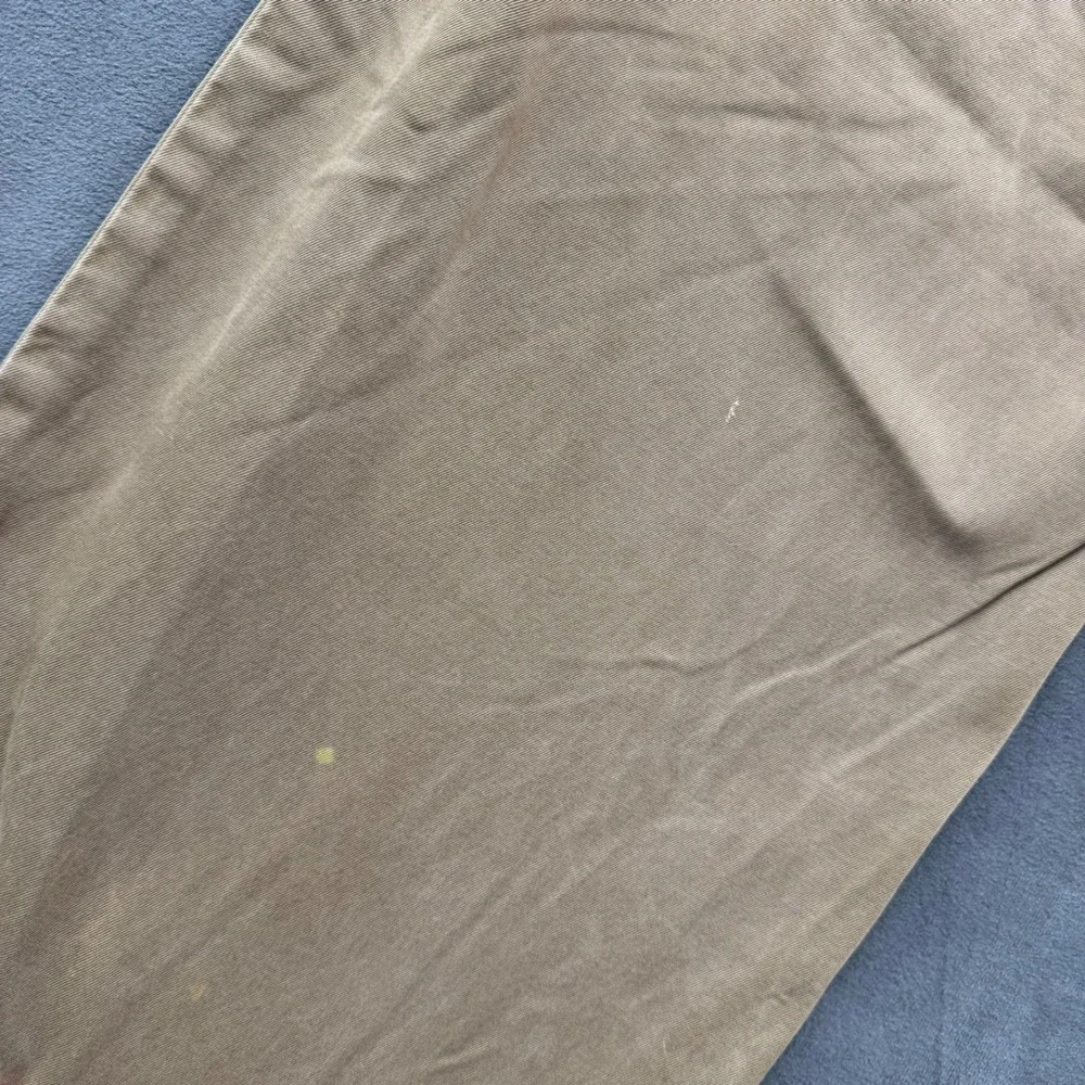 Banana Republic Relaxed Fit Dawson Chinos Men 38x32 Khaki Tan Cotton Twill Pants